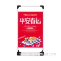 60x90 Poster Stand para publicidade prateada a placa